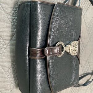 Brighton Black/Brown “Nepal” crossbody purse